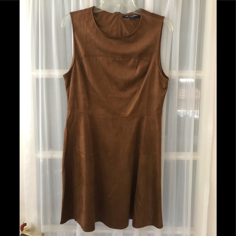 NWOT FAUX SWEDE DRESS